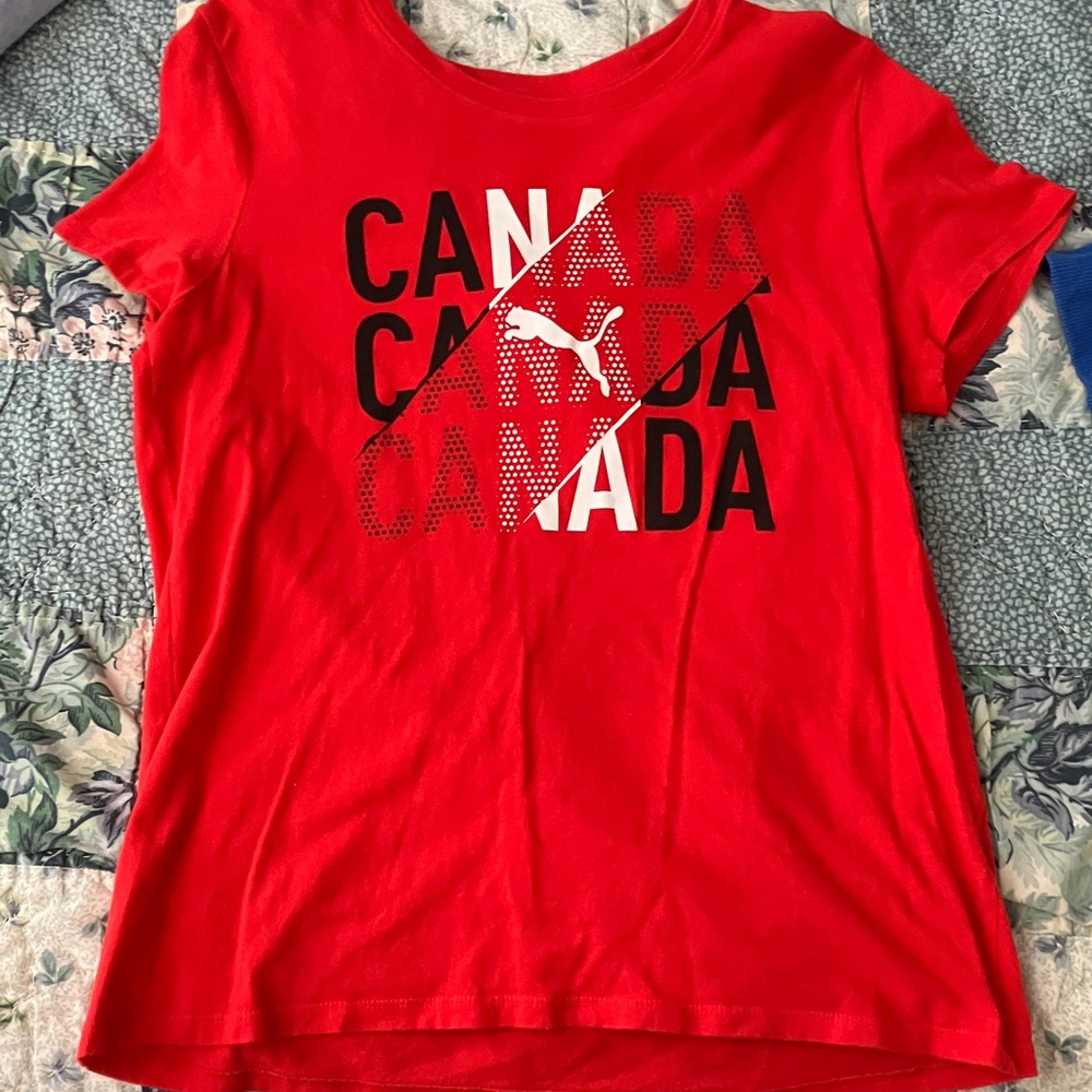 Women’s Puma Red Canada Tee